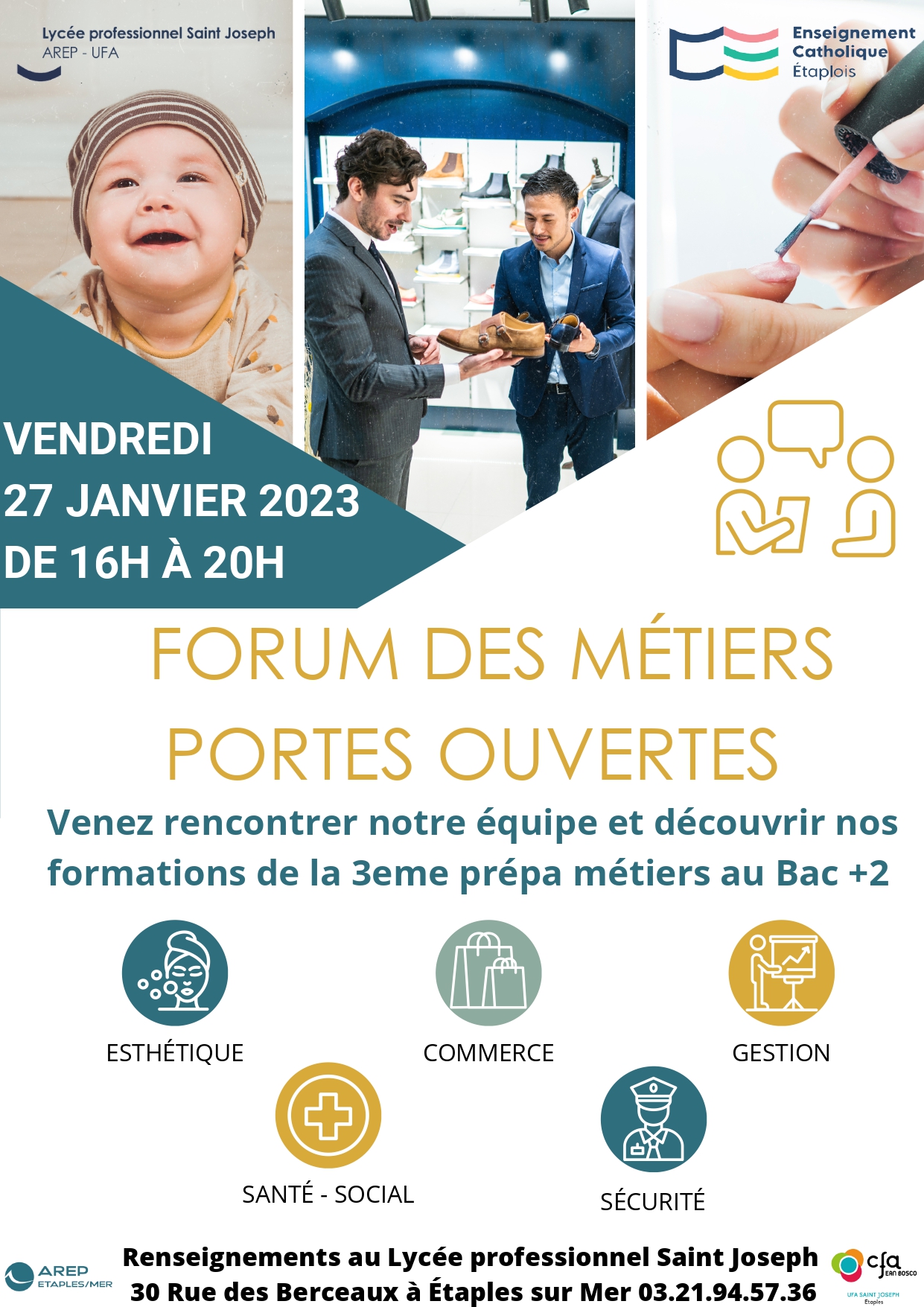 You are currently viewing Forum des métiers et portes ouvertes du 27 janvier